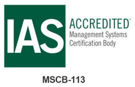 IAS ACCREDITED 認証機関